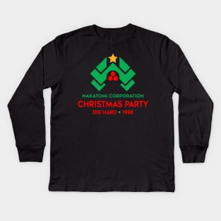 Nakatomi Corporation Christmas Party Die Hard 1988 Kids Long Sleeve T-Shirt